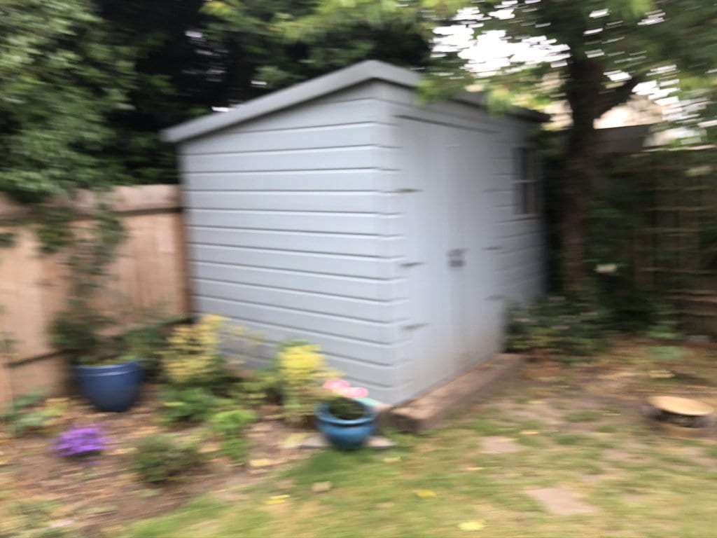 My Shed - blurry image